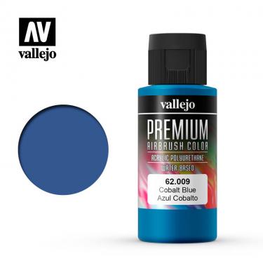 Краска Vallejo серии Premium  AirBrush Color - Cobalt Blue 62009 (60 мл)