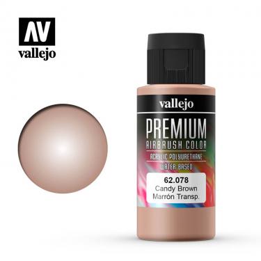 Краска Vallejo серии Premium AirBrush Color - Candy Brown 62078 (60 мл)