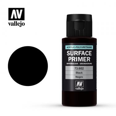 Краска Vallejo серии Surface Primer - Black 73602, грунтовка (60 мл)