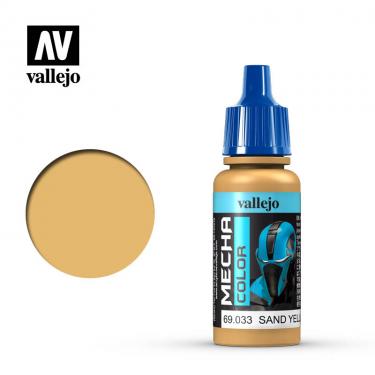 Краска Vallejo серии Mecha Color - Sand Yellow 69033 (17 мл)