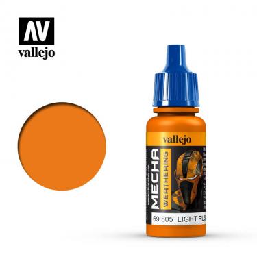 Краска Vallejo серии Mecha Weathering - Light Rust Wash 69505 (17 мл)