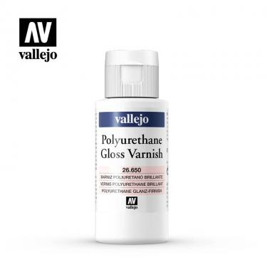 Полиуретановый глянцевый лак Vallejo серии Varnish - Polyurethane Gloss Varnish 26650 (60 мл)