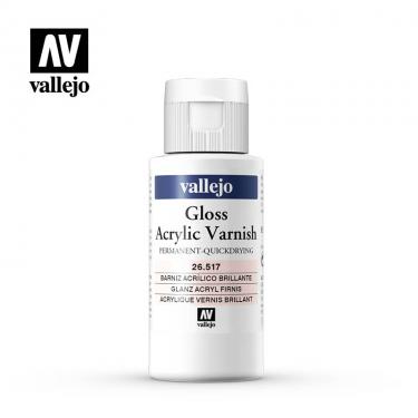 Глянцевый акриловый лак Vallejo серии Varnish - Gloss Acrylic Varnish 26517 (60 мл)