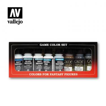 Набор красок Vallejo - Auxiliary Set (8 красок по 17 мл)