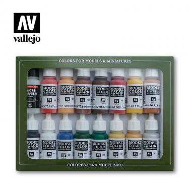Набор красок Vallejo 70148 - American Revolution (16 красок по 17 мл)
