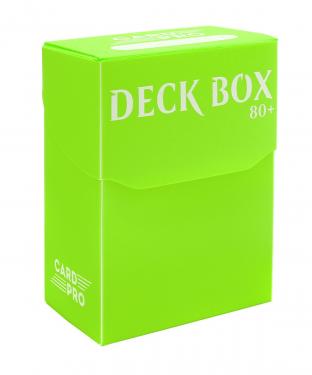 Пластиковая коробочка Card-Pro - Зелёная (80+ карт) - для карт K-Pop, MTG, Pokemon