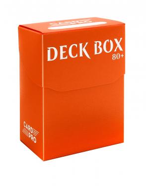Пластиковая коробочка Card-Pro - Оранжевая (80+ карт) - для карт K-Pop, MTG, Pokemon