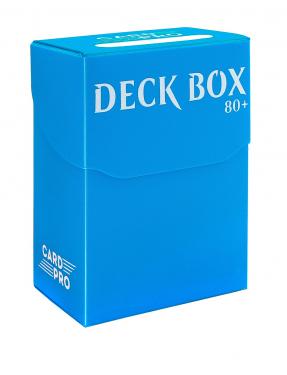 Пластиковая коробочка Card-Pro - Голубая (80+ карт) - для карт K-Pop, MTG, Pokemon