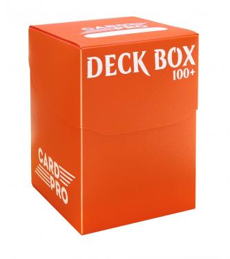 Пластиковая коробочка Card-Pro - Оранжевая (100+ карт) - для карт K-Pop, MTG, Pokemon
