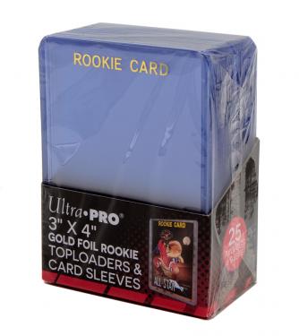 Ultra-Pro Toploaders 3x4 Gold Foil Rookie (25 шт.) 