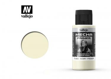 Краска Vallejo серии Mecha Primer - Ivory 73643 (60 мл)