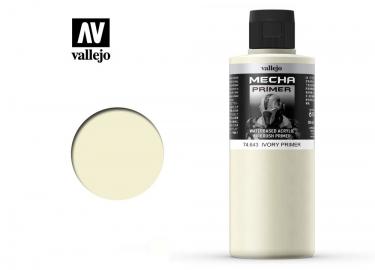 Краска Vallejo серии Mecha Primer - Ivory 74643 (200 мл)