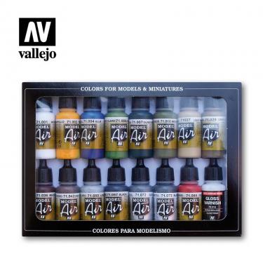 Набор красок Vallejo - Building Colors 71192 (16 красок по 17 мл)