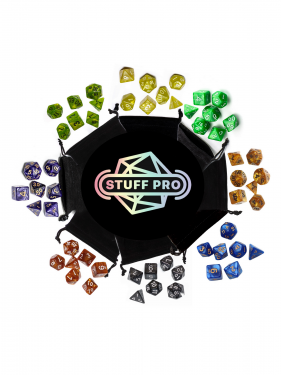 Комплект кубиков Stuff-Pro для ролевых игр (8 видов)