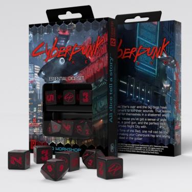 Набор кубиков Cyberpunk Red Night City Essential, 6 шт.