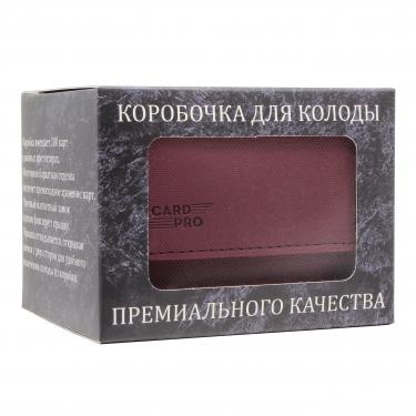 Коробочка Commander-Box CARD-PRO burgundy/grey