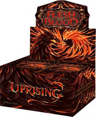 Flesh and Blood: Дисплей бустеров издания Uprising на английском языке