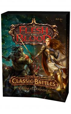 Flesh and Blood: Коллекционный дуэльный набор издания Classic Battles: Rhinar vs Dorinthea на английском языке