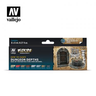 Набор красок Vallejo Technique Set - Dungeon Depths 80251 (8 красок по 8 мл)