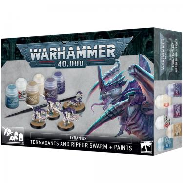 Warhammer 40000: Tyranids - Termagants & Ripper Swarm + Paint Set