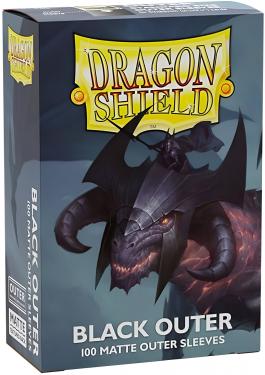 Протекторы Dragon Shield - Black Matte Outer Sleeves (100 шт.)