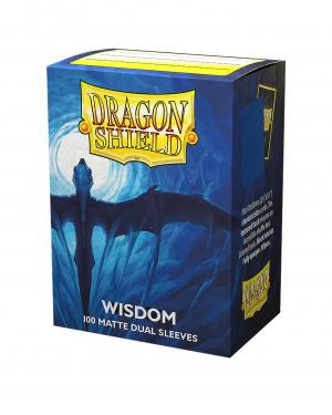 Протекторы Dragon Shield Wisdom - Matte Dual Sleeves - Standard Size (100 шт.)