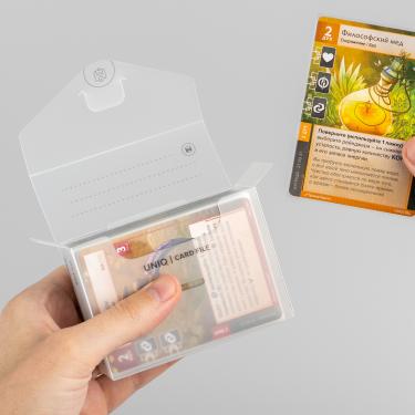 UCF Standard 40 GEN2. Картотека 40 мм для стандартных карт (100 карт), прозрачная