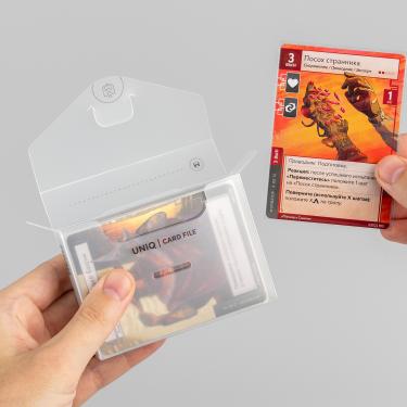 UCF Standard 20 GEN2. Картотека 20 мм для стандартных карт (50 карт), прозрачная