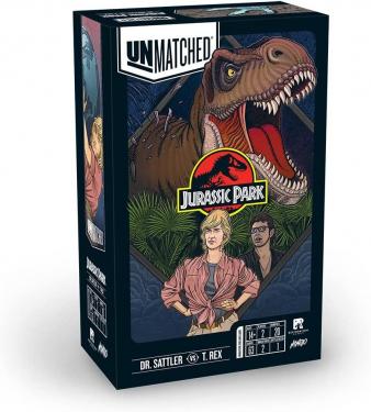 Unmatched: Jurassic Park — Dr. Sattler vs T. Rex (с правилами на русском языке)