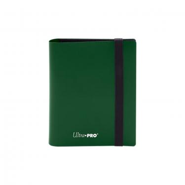 Альбом для карт Ultra Pro — Eclipse 2-Pocket PRO-Binder с 20 листами 2x1 (Forest Green)