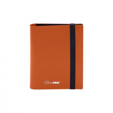 Альбом для карт Ultra Pro — Eclipse 2-Pocket PRO-Binder с 20 листами 2x1 (Pumpkin Orange)