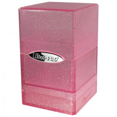 Коробочка Ultra Pro Glitter Satin Tower - Pink