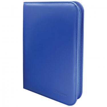 Альбом для карт Ultra Pro — Vivid 4-Pocket Zippered PRO-Binder с 20 листами 2х2 Blue