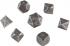 Набор кубиков Metal Dice Set - Antique Silver (7 шт)