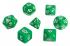 Набор кубиков STUFF PRO для ролевых игр. Зеленые