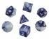 Премиум-набор кубиков для ролевых игр STUFF PRO. Голубой с темно-синим