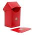 Пластиковая коробочка Blackfire вертикальная - Красная (80+ карт) - для карт K-Pop, MTG, Pokemon