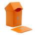 Пластиковая коробочка Blackfire вертикальная - Оранжевая (80+ карт) - для карт K-Pop, MTG, Pokemon