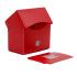 Пластиковая коробочка Blackfire горизонтальная - Красная (80+ карт) - для карт K-Pop, MTG, Pokemon