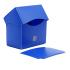 Пластиковая коробочка Blackfire горизонтальная - Синяя (80+ карт) - для карт K-Pop, MTG, Pokemon