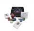 Фабрика Покера: Набор из 100 фишек с номиналом для покера с картами в жестяной коробке