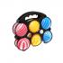 Спортивная игра "Петанк" (бочче), 6 шаров из пластика