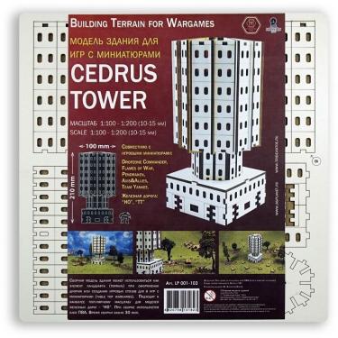 Cedrus Tower. Сборная модель здания