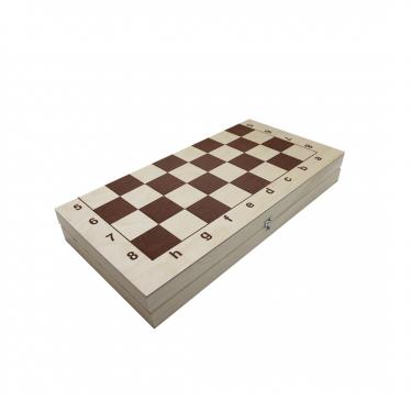 Шахматы гроссмейстерские пластмассовые (d38)  в доске (430х420х28)