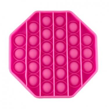 Игрушка-антистресс Pop It Восьмиугольник (розовый)