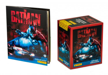 Бокс наклеек + Альбом THE BATMAN MOVIE от Panini (36 пакетиков)