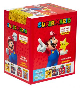 Бокс наклеек Super Mario/ Супер Марио от Panini (50 пакетиков)